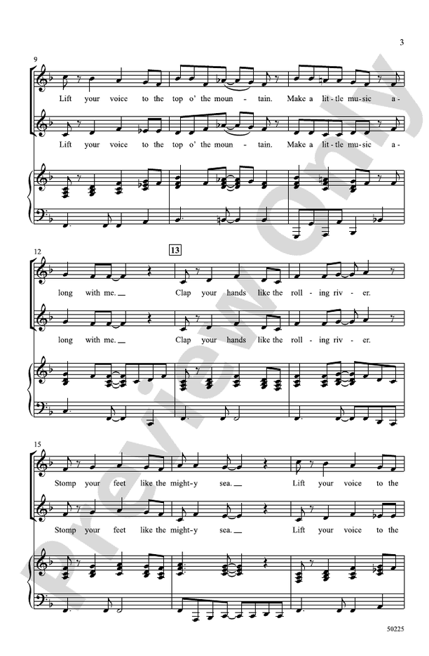 Make a Little Music - 2 Part Treble Choral Octavo (Digital Download)
