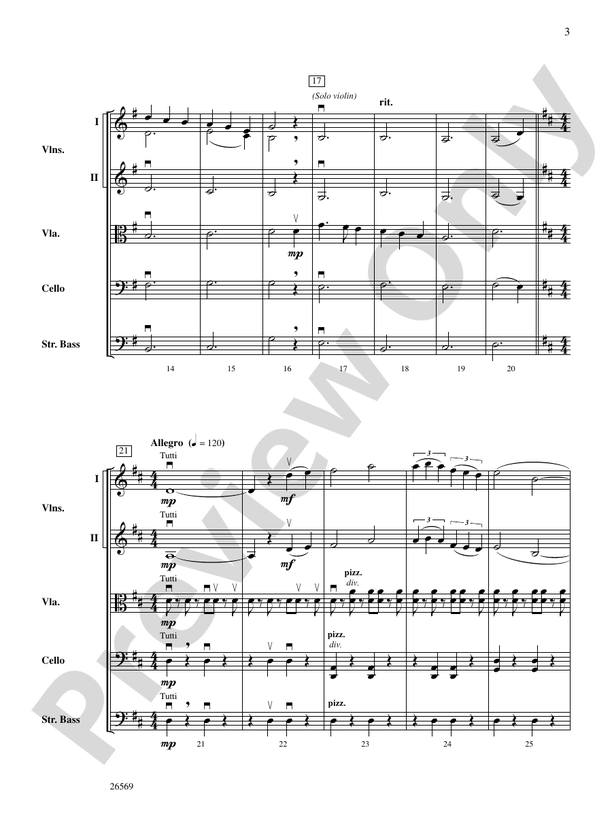 A Westward Journey and Jubilee – String Orchestra Conductor Score & Parts (Digital Download)