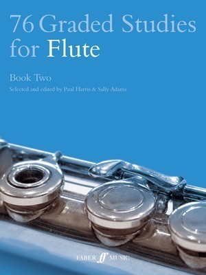 76 Graded Studies Book 2 - Flute by Harris/Adams Faber 0571514316