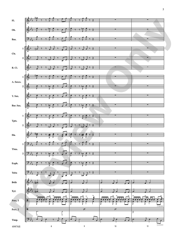 HIGH HOPES/PCB - Concert Band Conductor Score & Parts (Digital Download)