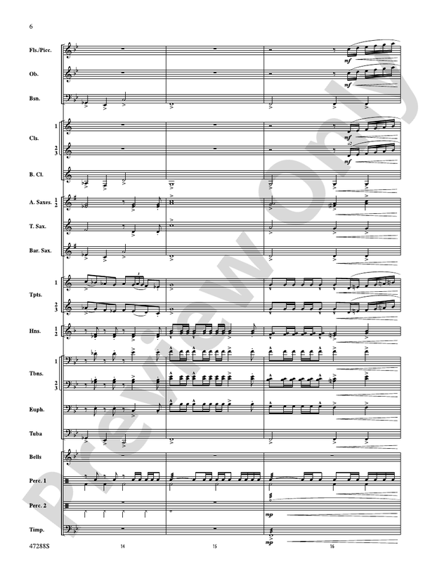 Riverside Overture - Concert Band Conductor Score & Parts (Digital Download)