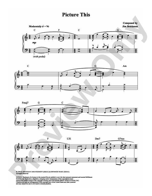 Picture This - Piano (Digital Download)