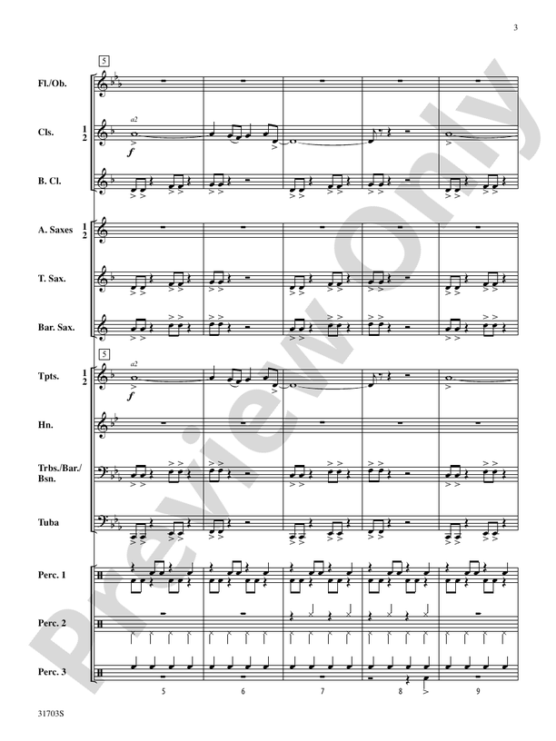 Heavy Metal - Concert Band Conductor Score & Parts (Digital Download)