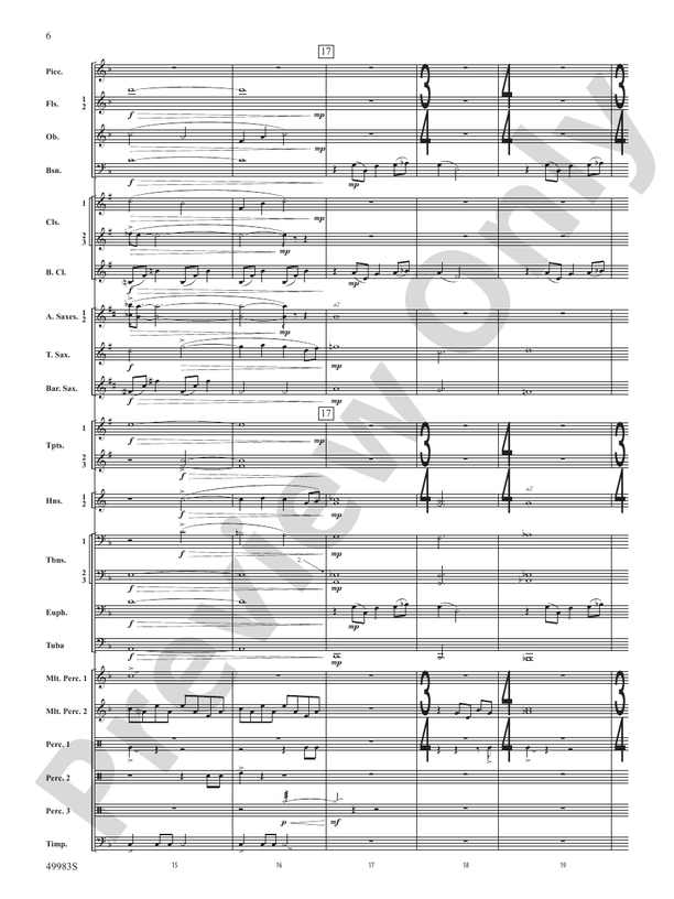 An Ancient World - Concert Band Conductor Score & Parts (Digital Download)