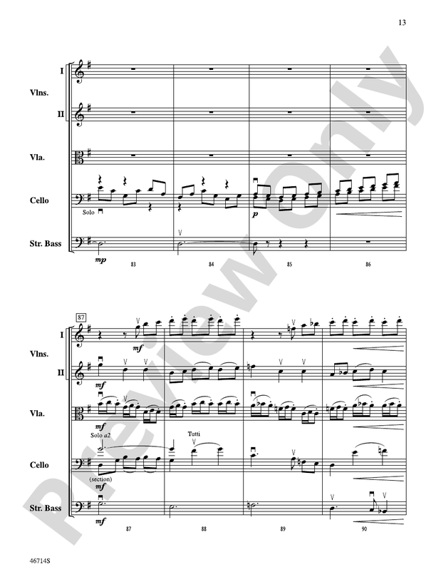Yumiweeus - String Orchestra Conductor Score & Parts (Digital Download)