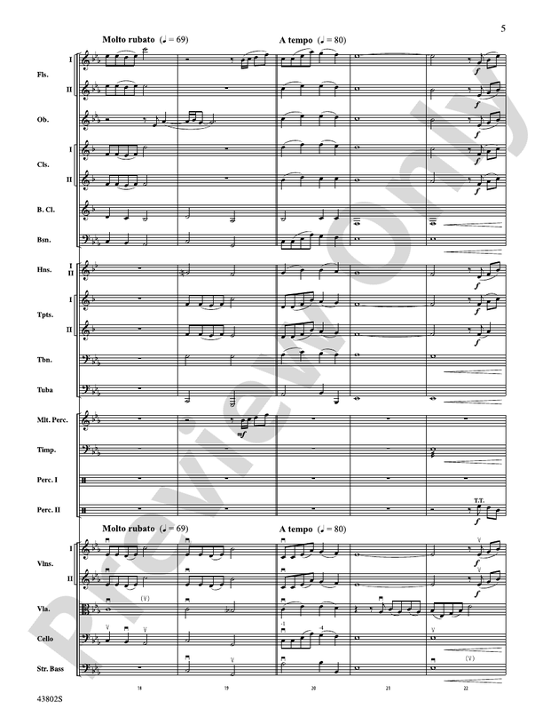 Josh Groban Gold - Full Orchestra Conductor Score & Parts (Digital Download)