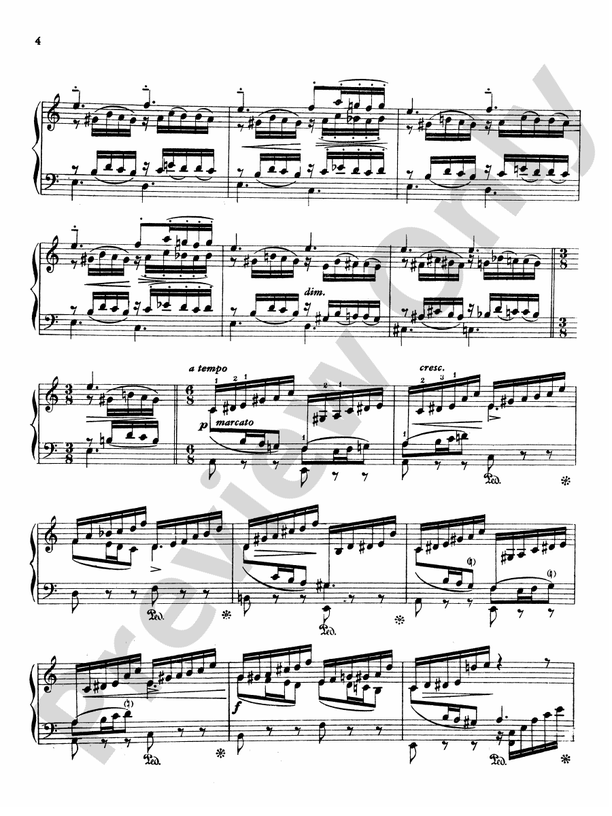 Faure - Six Barcaroles - Piano Solo (Digital Download)