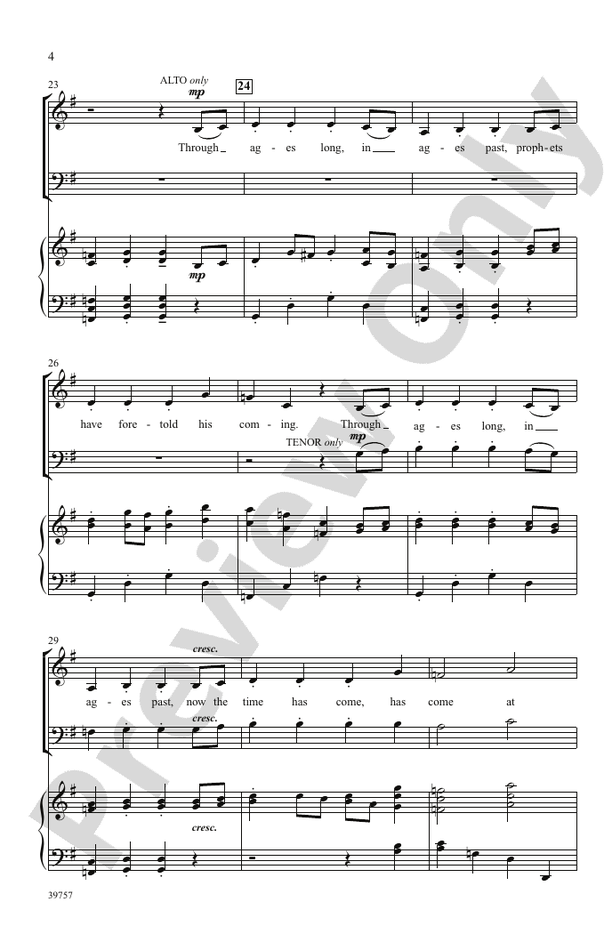 He Is Born - Arr. Ruth Morris Gray – SATB Choral Octavo (Digital Download)