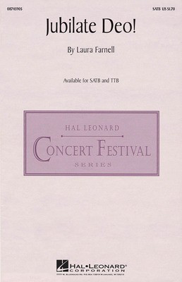 Jubilate Deo! - Laura Farnell - SATB Hal Leonard Choral Score Octavo