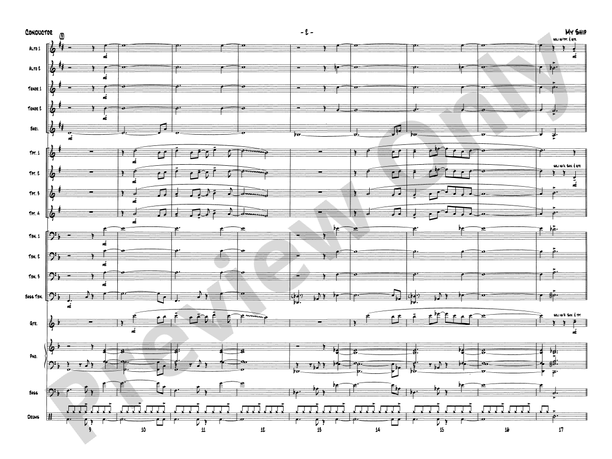 My Ship - Jazz Ensemble Conductor Score & Parts (Digital Download)
