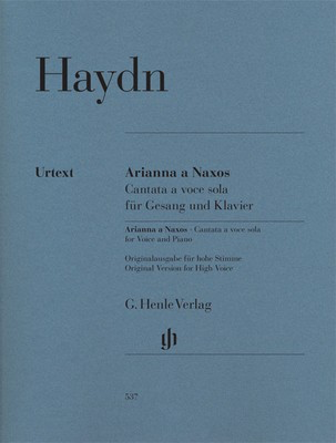 Arianna a Naxos Cantata Hob XXVIb:2 Vce/Pno