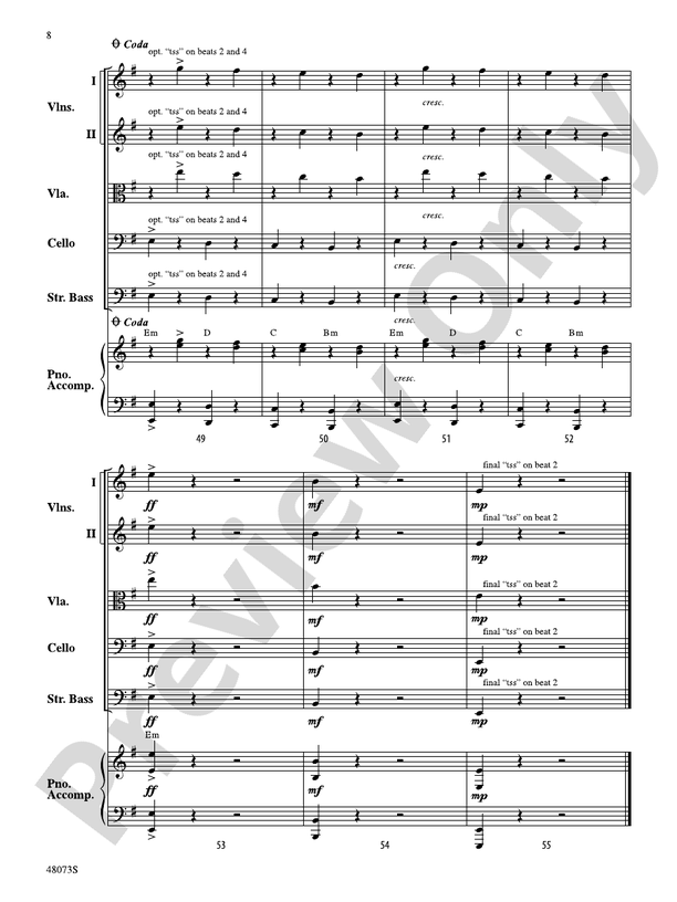 Puttin' on the Pizz - String Orchestra Conductor Score & Parts (Digital Download)
