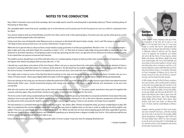 Absoludicrous - Jazz Ensemble Conductor Score & Parts(Digital Download)