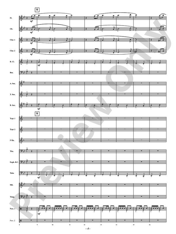 The Sea Dogs March - Concert Band Conductor Score & Parts (Digital Download)