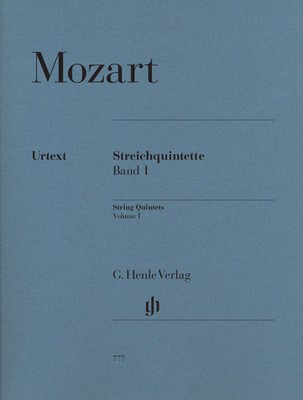 String Quintets Vol. 1 - Wolfgang Amadeus Mozart - G. Henle Verlag String Quintet Parts