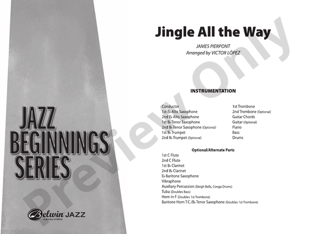 Jingle All the Way - Jazz Ensemble Conductor Score & Parts (Digital Download)