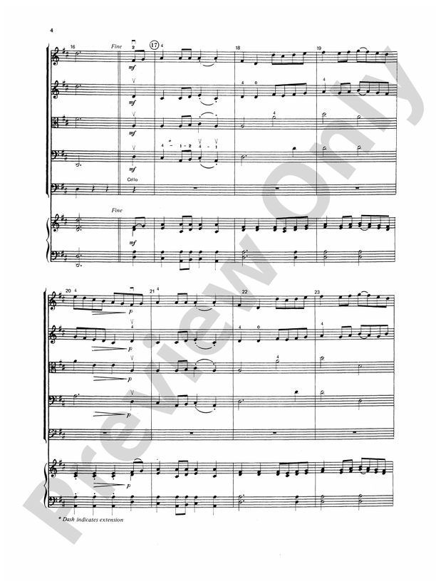 Baroque Suite No. 1 (I-IV) – String Orchestra Conductor Score & Parts (Digital Download)