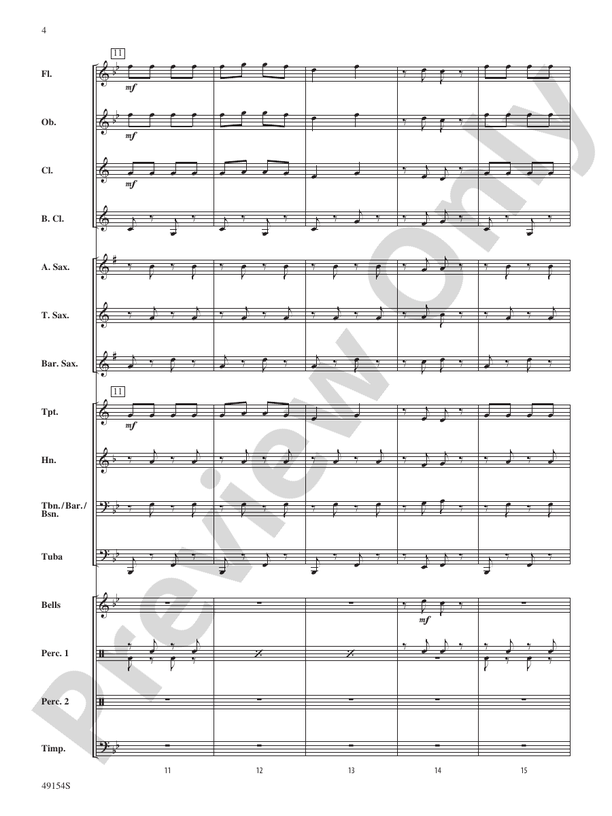 American Mountain Medley - Concert Band Conductor Score & Parts (Digital Download)