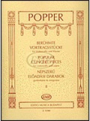 Popper - Popular Concert Pieces Volume 2 - Cello/Piano Accompaniment EMB Z12944