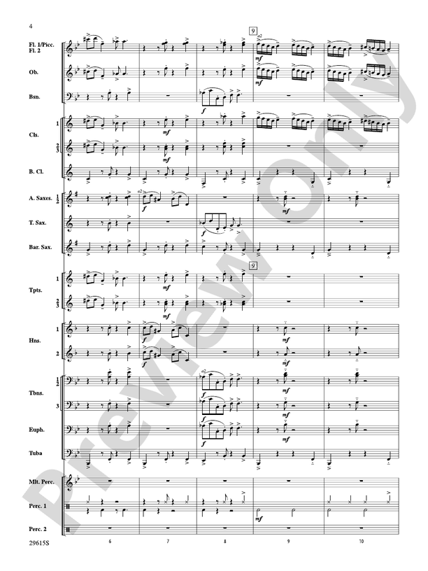 Gershwin Prelude Suite - Concert Band Conductor Score & Parts (Digital Download)