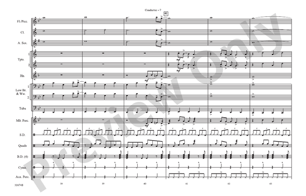 I Kissed a Girl – Marching Band Conductor Score & Parts (Digital Download)