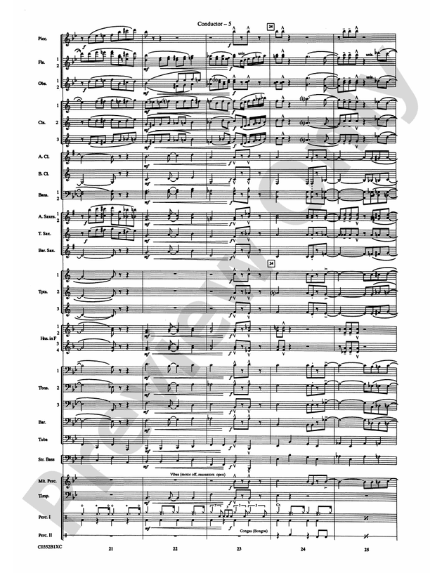 Duke Ellington! (Medley for Concert Band) - Concert Band Conductor Score & Parts (Digital Download)