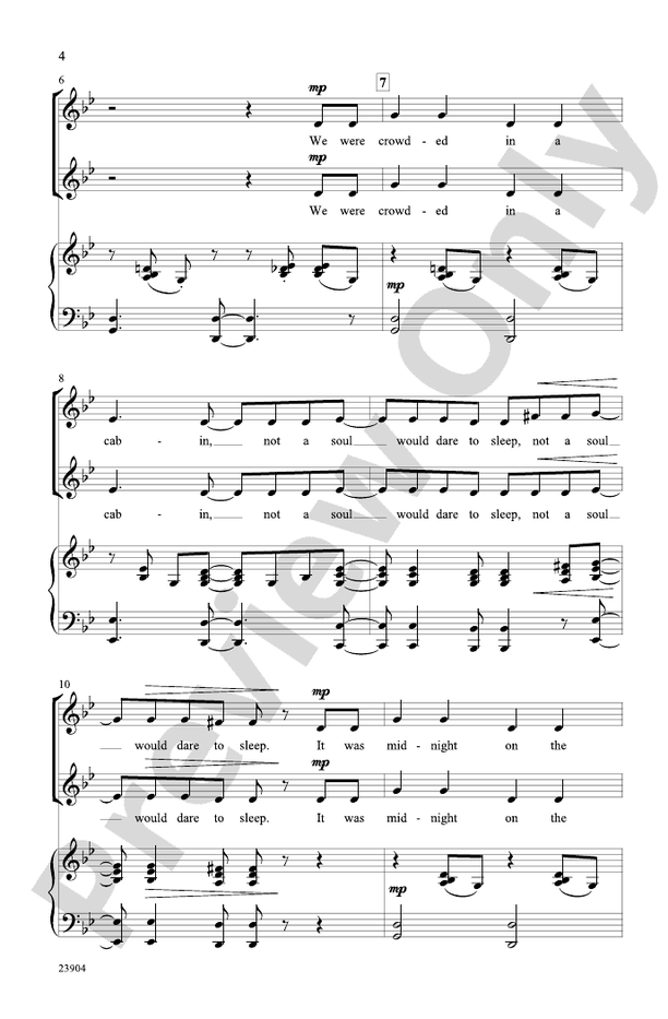 Ballad of the Tempest – 2-Part/SSA Choral Octavo (Digital Download)