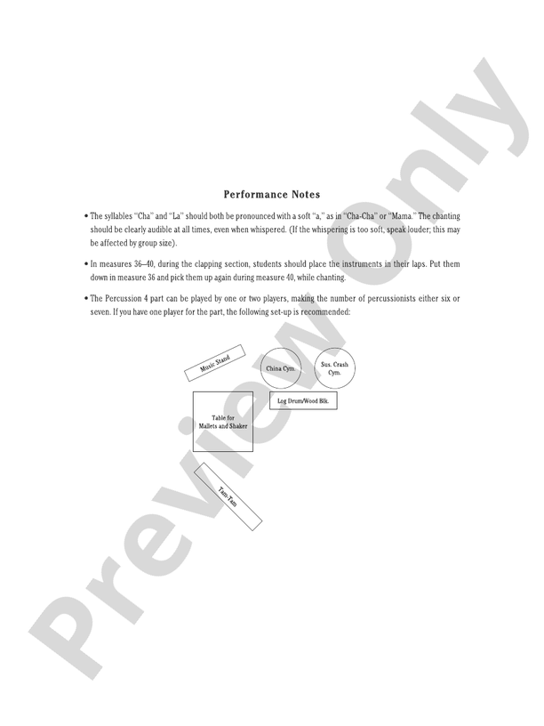 Cha'La - Concert Band Conductor Score & Parts (Digital Download)
