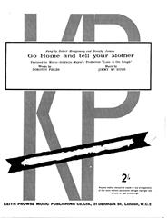 Go Home And Tell Your Mother - Vocal/Piano (Digital Download)