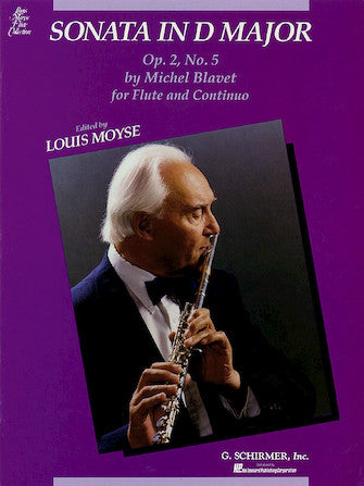 Blavet - Sonata in DMaj Op2/5 - Flute/Piano Accompaniment Schirmer 50481619