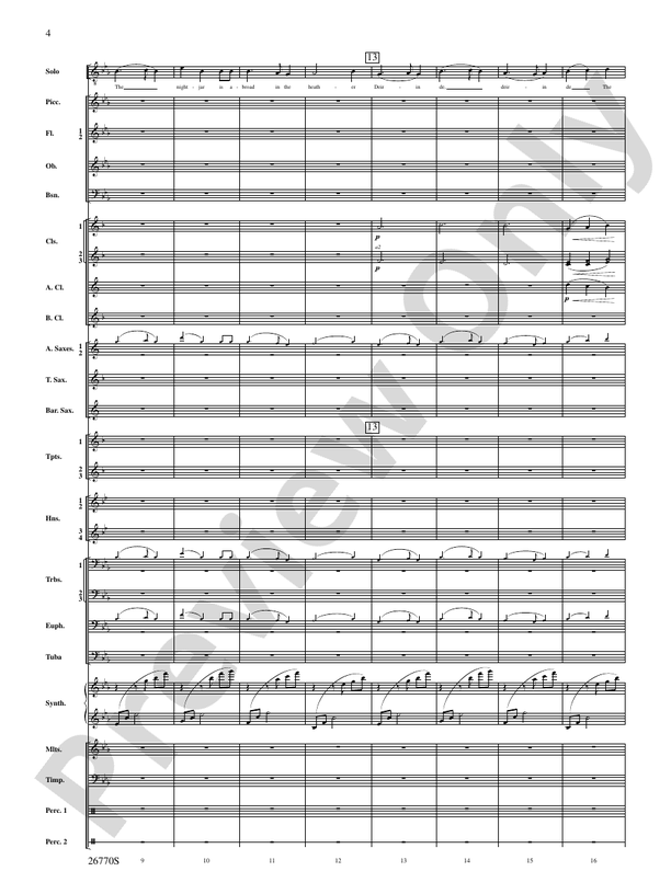 Irish Songs - Concert Band Conductor Score & Parts (Digital Download)