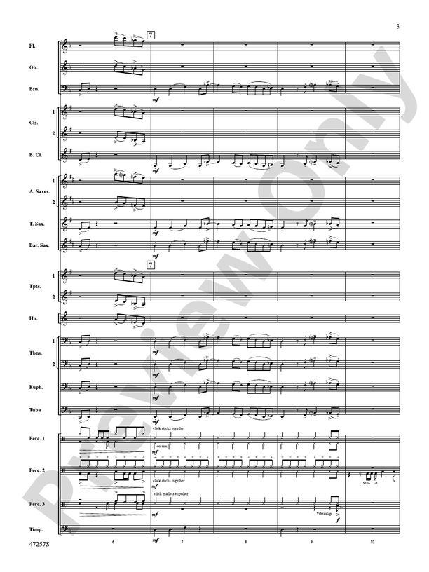 Angry Beavers! - Concert Band Conductor Score & Parts (Digital Download)