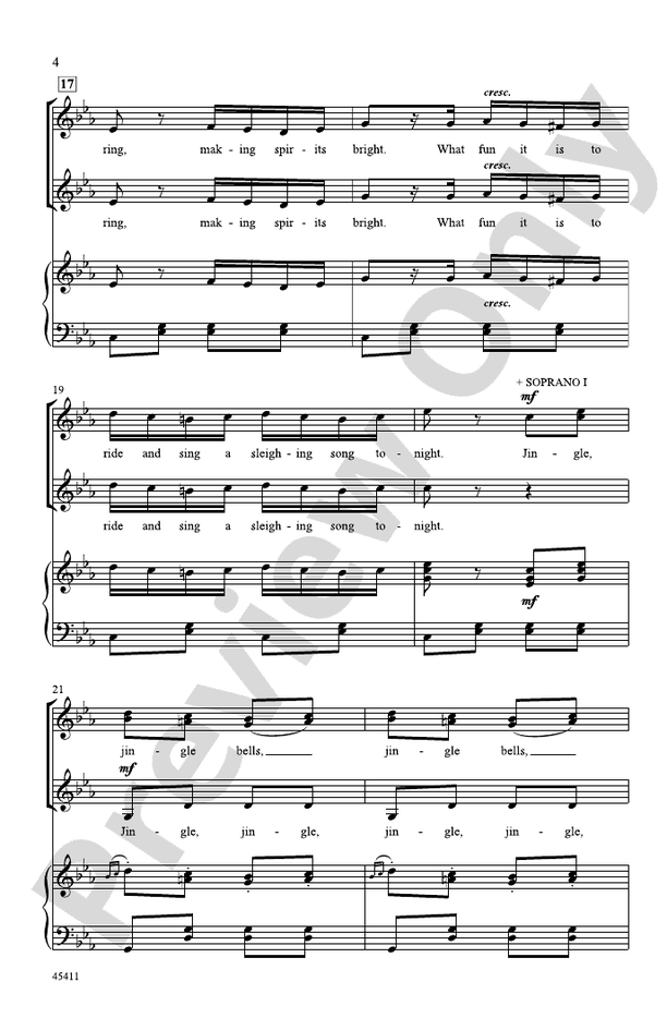 Jingle Bells Rondo – SSA Choral Octavo (Digital Download)