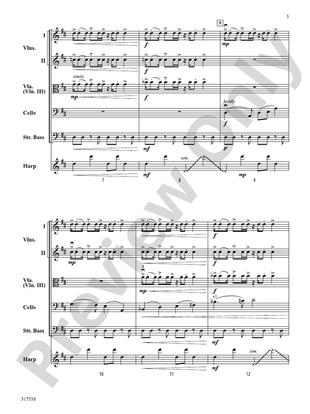 Flight of the Ice Dragon - String Orchestra Conductor Score & Parts (Digital Download)
