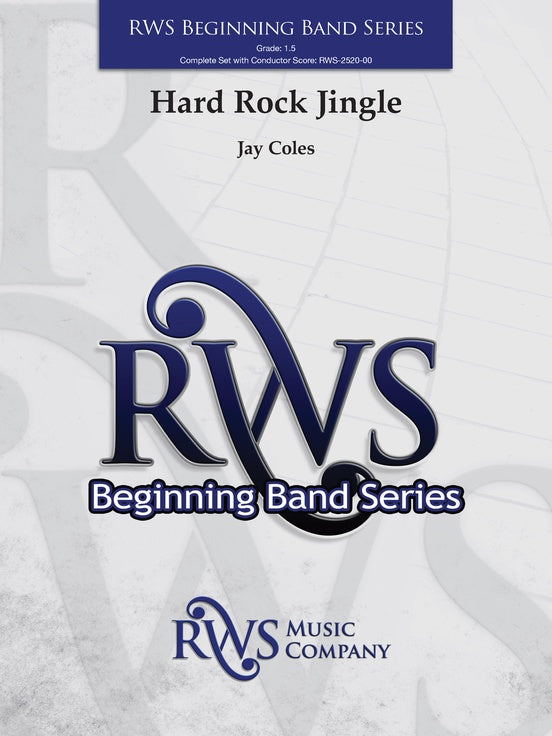 Hard Rock Jingle - Concert Band Conductor Score & Parts(Digital Download)
