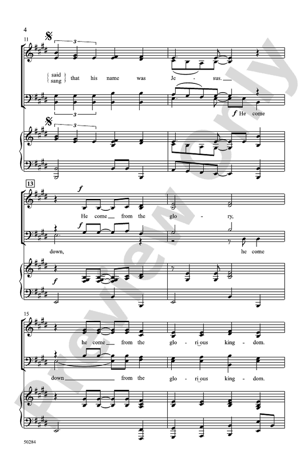 The Virgin Mary Had a Baby Boy - SATB Choral Octavo (Digital Download)