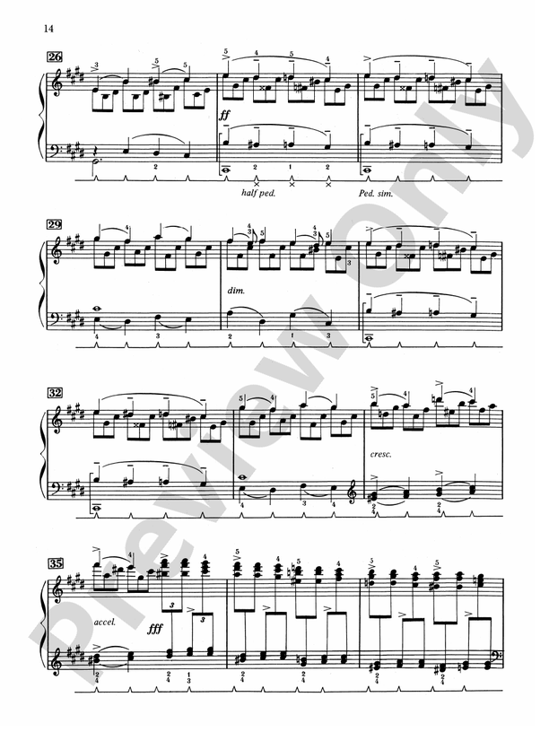 Rachmaninoff - Selected Works - Piano (Digital Download)