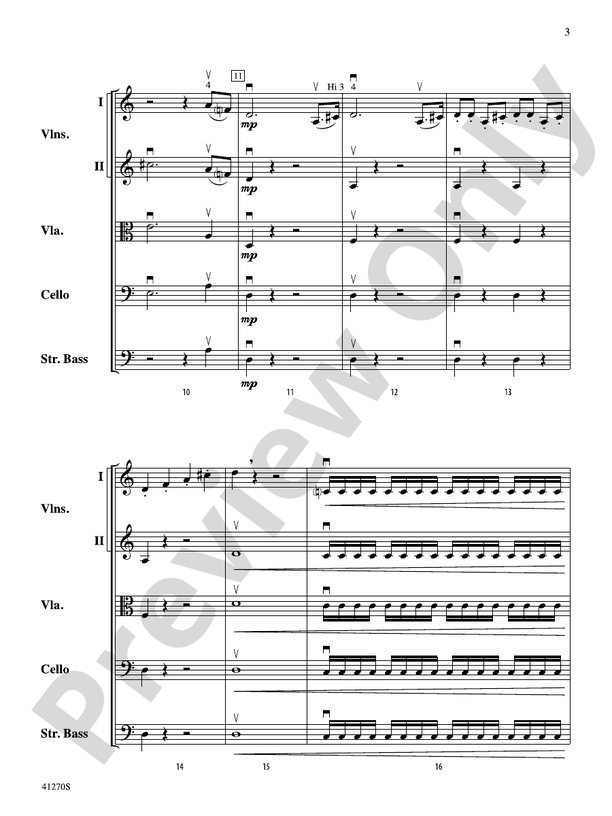 Symphony No. 1, 1st Movement (Grade 2) – String Orchestra Conductor Score & Parts (Digital Download)