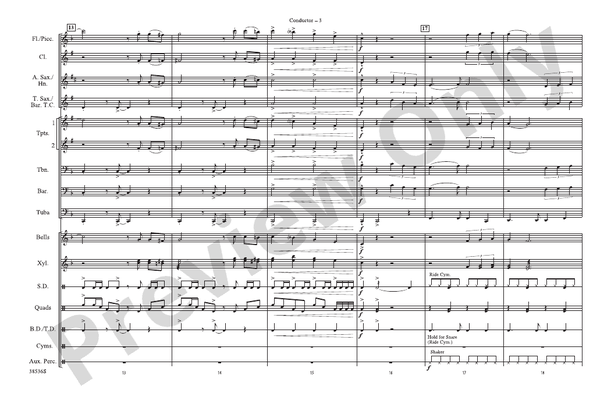 Dentist! / Suddenly, Seymour – Marching Band Conductor Score & Parts (Digital Download)