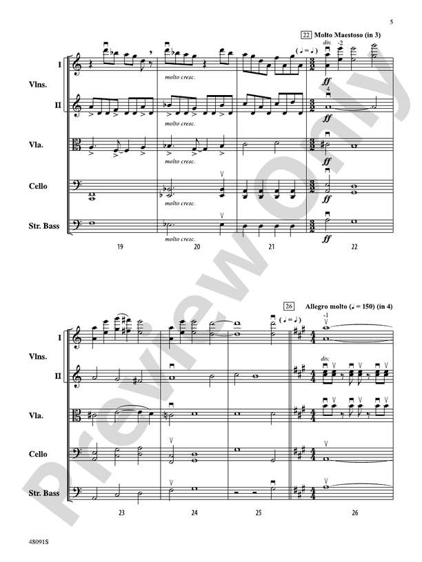 Century One Tusonic - String Orchestra Conductor Score & Parts (Digital Download)