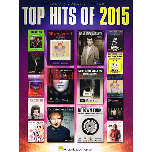 Top Hits of 2015 - PVG - Guitar|Piano|Vocal - Various - Hal Leonard