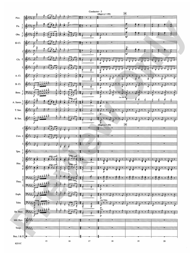 A Christmas Festival (Grade 4) - Concert Band Conductor Score & Parts (Digital Download)