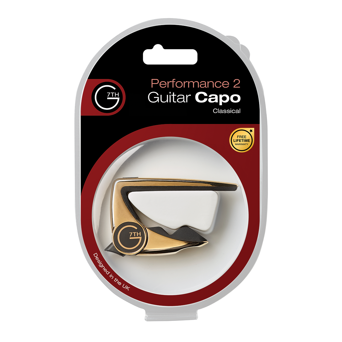 Classical Guitar Capo - G7 Performance 2 Classic Capo Gold