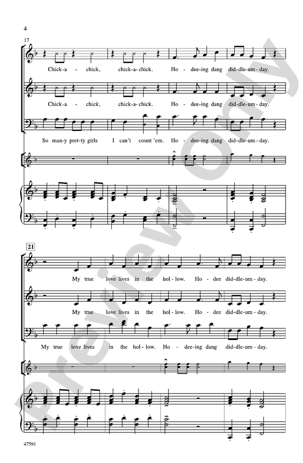 Fiddle Folk Tunes – 3-Part Mixed Choral Octavo (Digital Download)