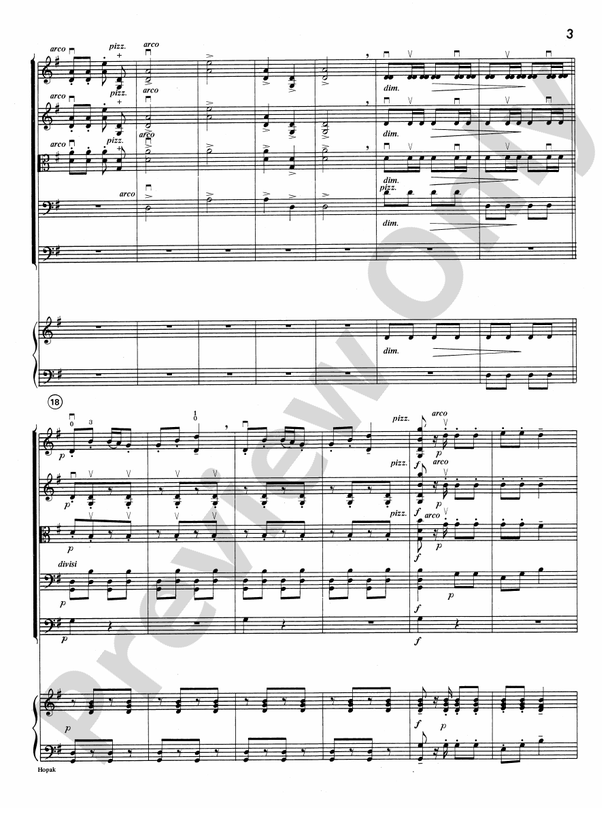 Hopak – String Orchestra Conductor Score & Parts (Digital Download)