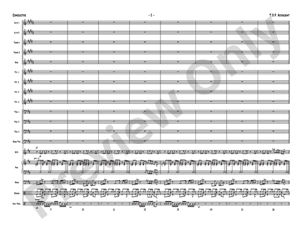 T.O.P. Adjacent – Jazz Ensemble Conductor Score & Parts (Digital Download)
