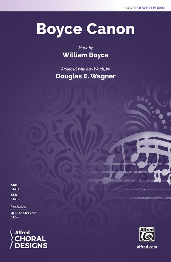 Boyce Canon - SSA Choral Octavo (Digital Download)