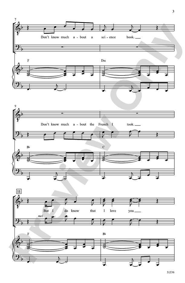 (What a) Wonderful World - TTB Choral Octavo (Digital Download)