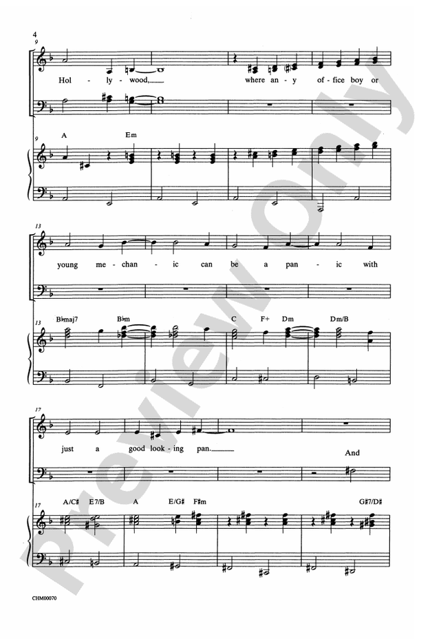 Hooray for Hollywood – SATB Choral Octavo (Digital Download)