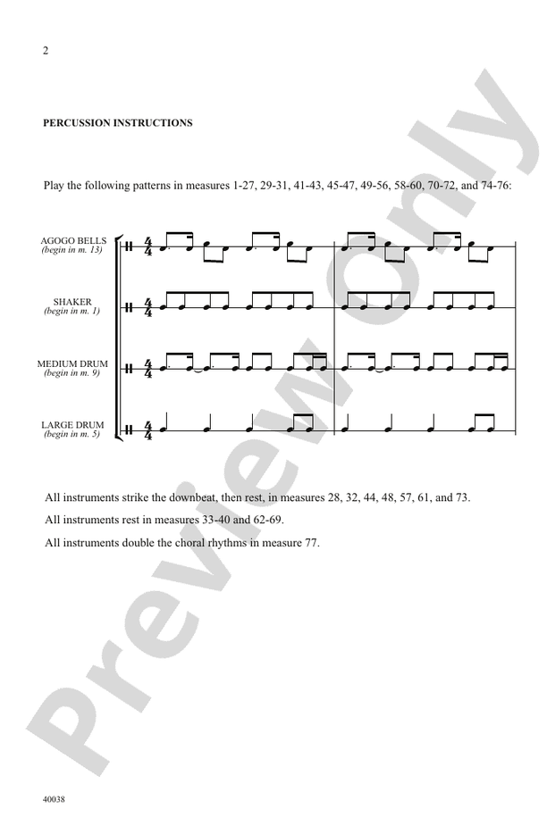 Aya Ngena – TTB Choral Octavo (Digital Download)